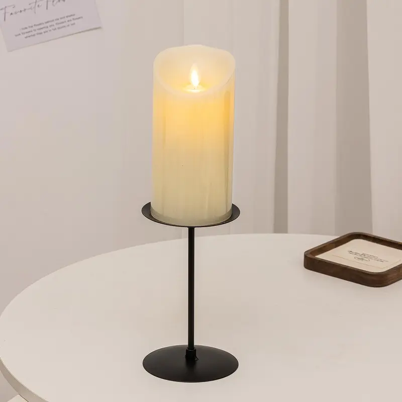Iron Craft Candle Holder without Candle, 1 Set Elegant Candle Holder, Decorative Candle Holder for Home Dining Table, Wedding, Restaurant, Hall, Ornaments 4