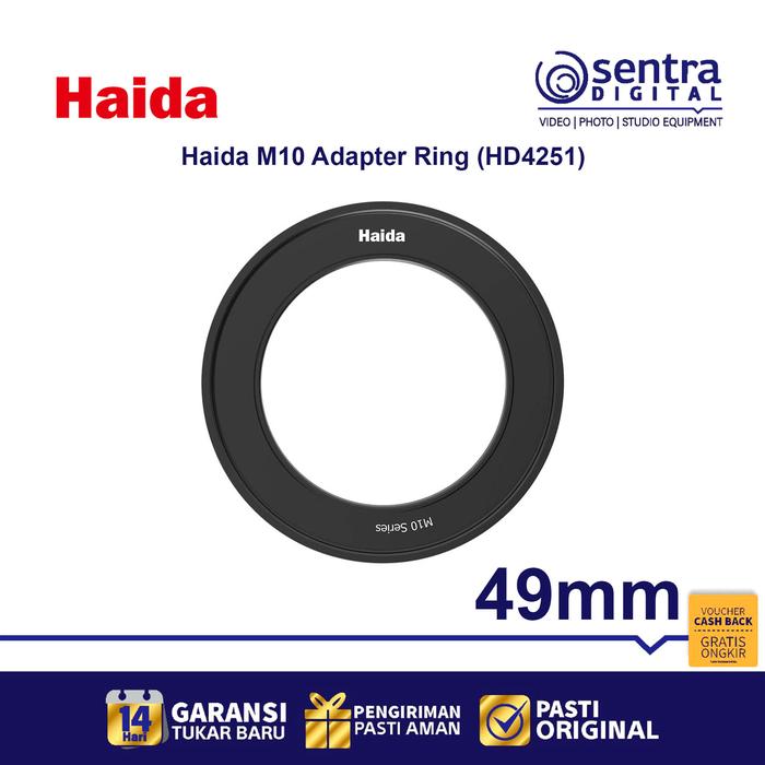 Gambar Haida M10 Adapter Ring 49mm ( HD4251 ) dari Sentra Digital Kota Surabaya 5 Tokopedia