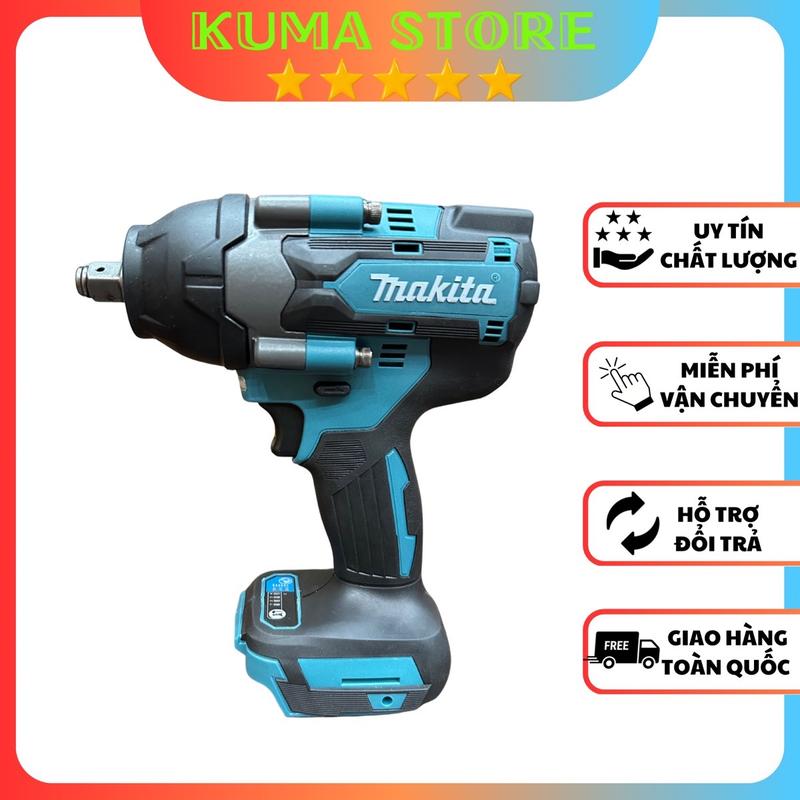 Thân máy k gồm pin sạc siết bulong Makita 2500Nm đầu siết đặc 1 2- Mở ốc xe máy xe tay ga ô tô tải máy cày ...