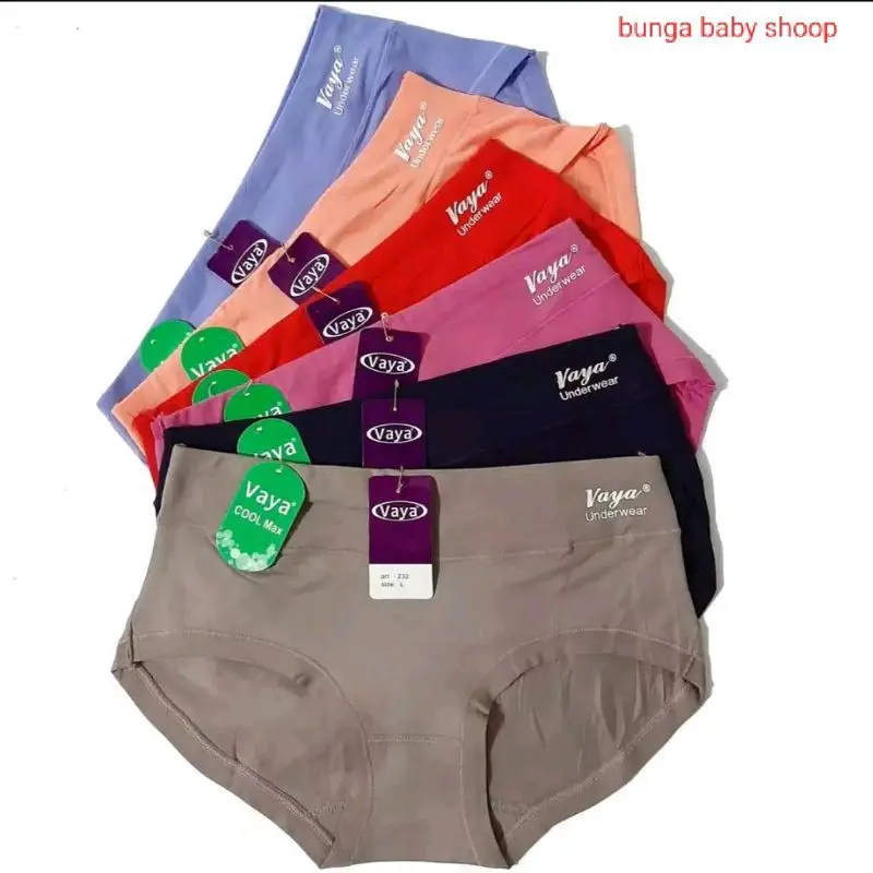 ISI 3 PC 6 PC 12 PC CELANA DALAM MERK VAYA 232/ bahan adem dan berkualitas premium Katun Nyaman Wanita