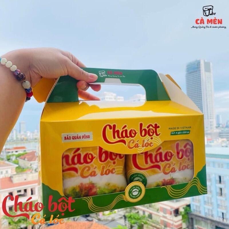  Bánh canh - Cháo bột cá lóc tươi Cà Mèn  Hộp 6 gói 250g  