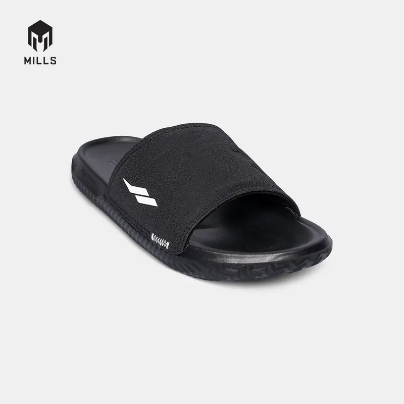 MILLS SANDAL COMFY SLIDES BLACK/WHITE 9901301 2