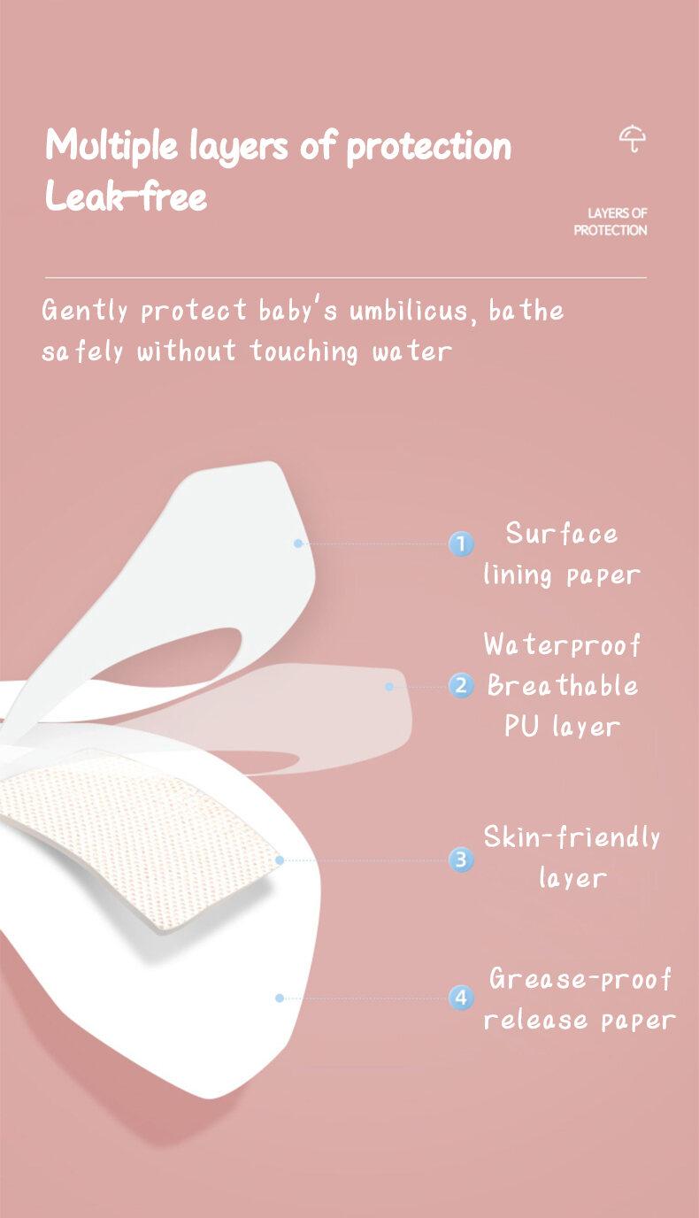 Product Introduction of Baby Navel Sticker for Sterile Dressing - Breathable & Waterproof Umbilica Cord Protection for Newborns Healthcare Aid 9