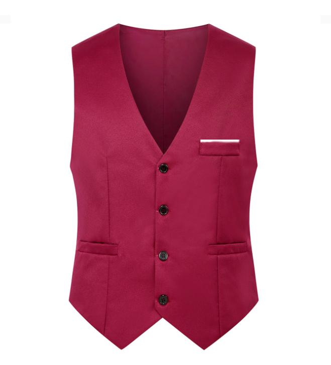 Product Introduction of M-5XL Men's Suit Vest Summer Slim Fit Waist Solid Tank Top Business Leisure Party Bar Banquet Dress 3