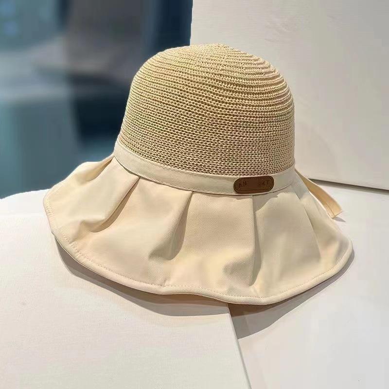 Product Introduction of Big Brim Cover Face Fisherman Hat Female Summer Sun Hat Korean Style Versatile Outdoor Travel Sun Hat 8