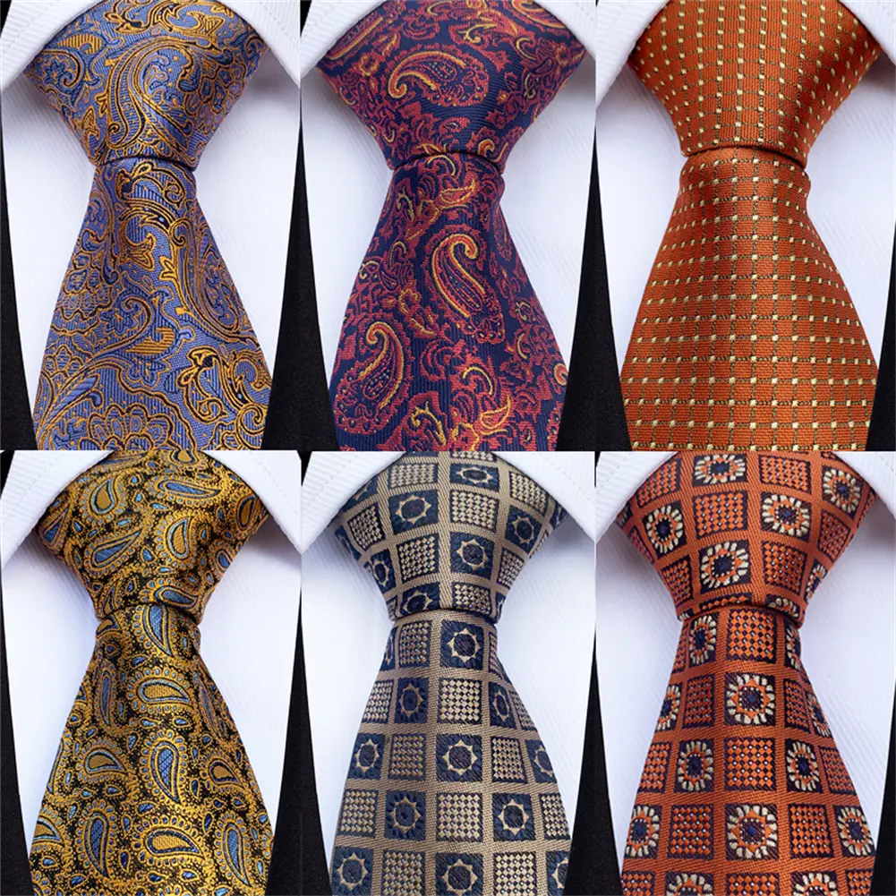 Mens Ties Classic Cotton Handmade Skinny Neck Ties For Men Striped Plaid Suit Accessories Men's Business Wedding Party Tie