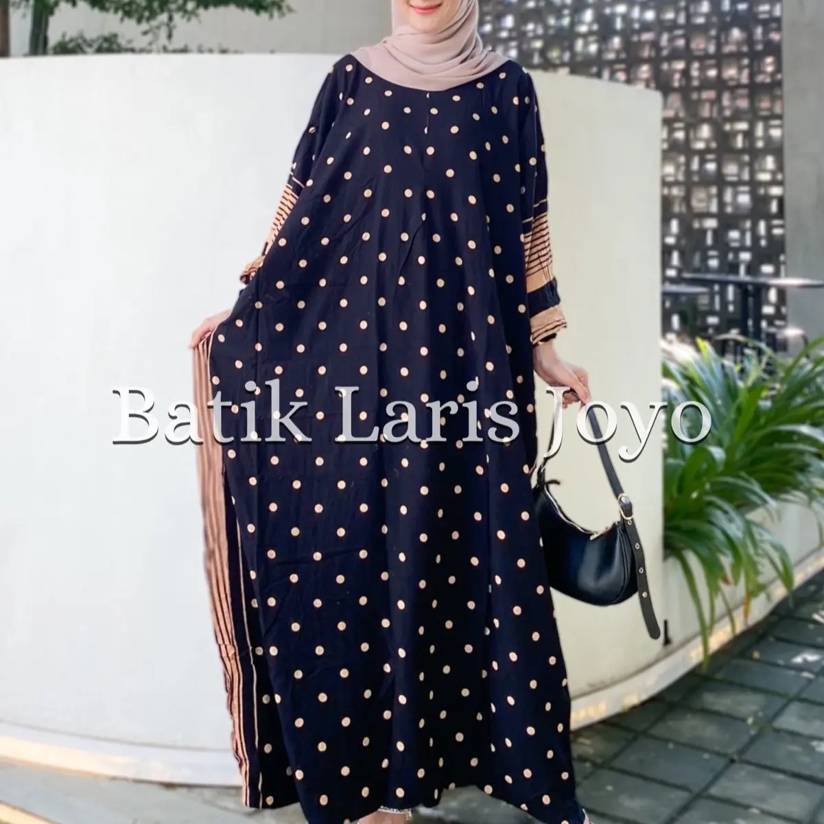 BATIK LARIS JOYO - GAMIS SUPER JUMBO MOTIF NABELA KAFTAN LD 170 CM