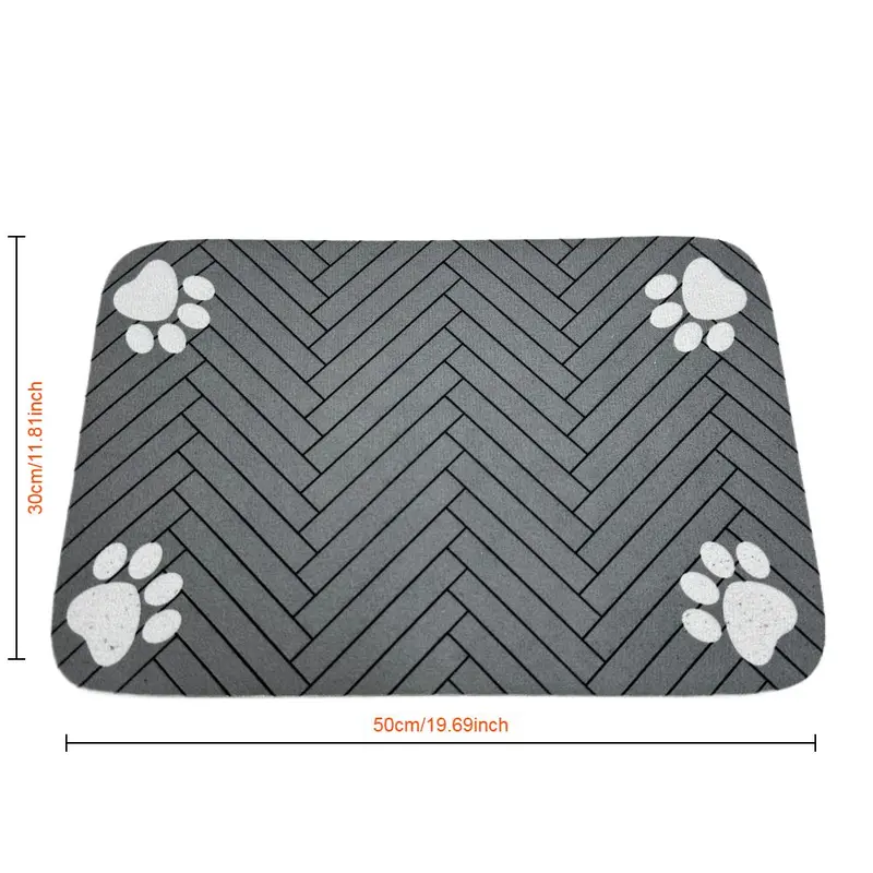 Pet Feeding Mat, Non-slip Pet Food Mat, Water Absorbent Pet Feeding Pad, Pet Supplies for Dog & Cat, Dog & Cat Accessories 5