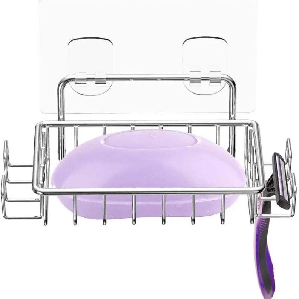 Bathroom Shelf Towel Rack Stainless Steel 304 Organizer Bathroom Storage Toilet Soap Rack