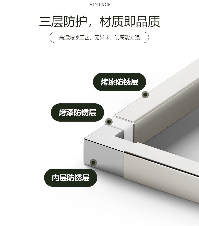 Product Introduction of Home Entryway Floor-standing Coat Rack Modern Simple Clothes Rack Space-saving Artifact Rock Slab Metal Storage Rack 11