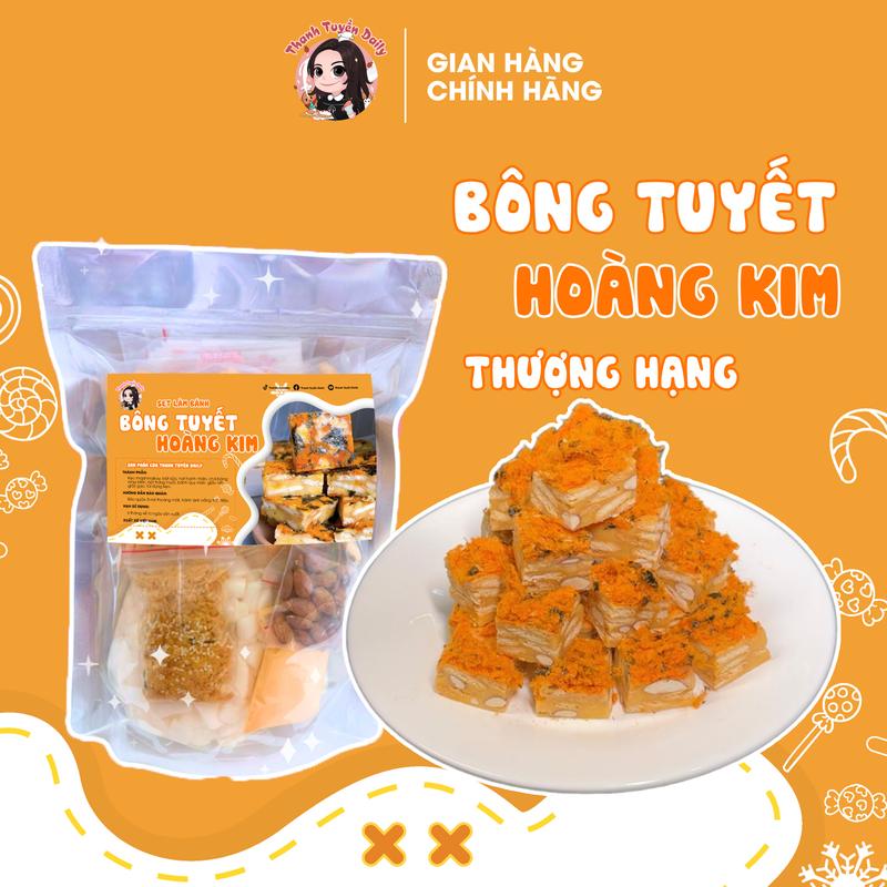 Set Nguyên Liệu Bánh Bông Tuyết Hoàng Kim Thượng Hạng Thanh Tuyền Daily [1 set 40 viên] - kèm công thức nấu
