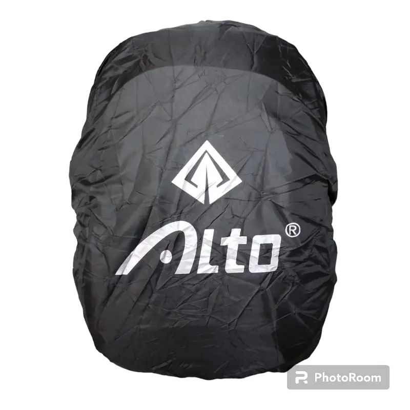Tas Ransel Sekolah Anak Laki Laki/Cowok SMP SMA Alto Original Tas Gendong/Punggung Pria Backpack Hitam Polos Fashion 6
