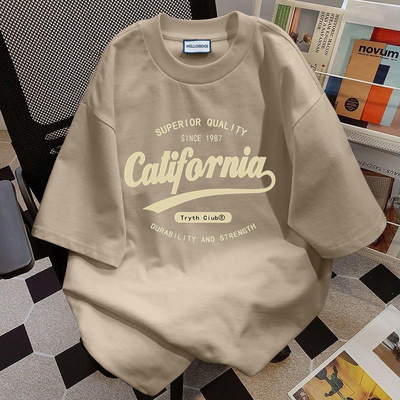 Product Introduction of 100% Cotton Retro Casual Short Sleeve T-Shirt Crew Neck Top Unisex for Men and Women 16