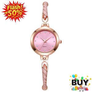 นาฬิกาควอทซ์ผู้หญิง ดีไซน์ประณีต นาฬิกาสร้อยข้อมือหยดน้ำมัน สร้อยข้อมือบางปรับได้ ของขวัญเครื่องประดับ มีสีน้ำเงิน สีชมพู สีขาว สีแดง สีดำ สีเขียว