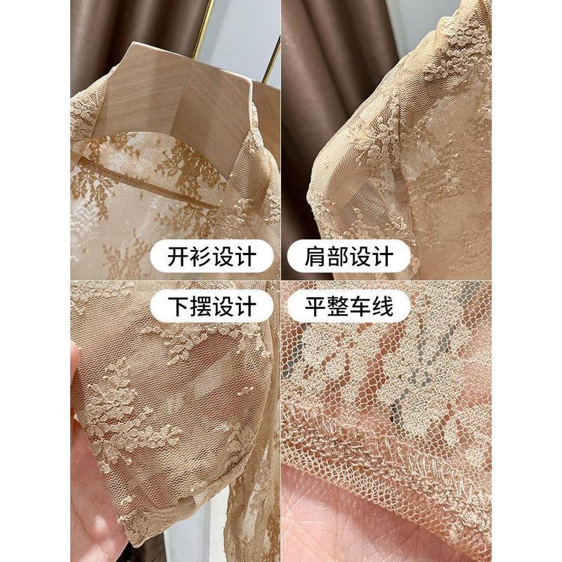 Khăn Choàng Sườn Xám Ren, Áo Khoác Nhỏ Cho Nữ, Thích Hợp Cho Mùa Xuân Và Mùa Thu, Váy Hai Dây Mỏng, Áo Khoác Ngoài, Áo Cardigan Chống Nắng Lưới Áo Che Đầu, Được Thu Thập Bởi 2971 Người 1