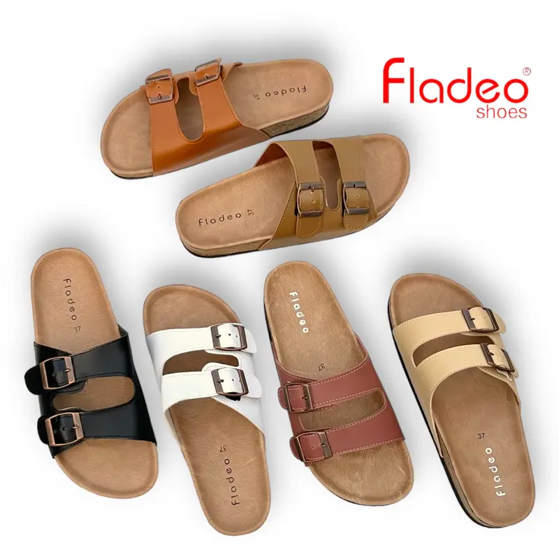 Sandal Fladeo Selop Wanita Terbaru Sendal Feet Sandals - Size 37-40 - Sandal Puyuh ban2 0