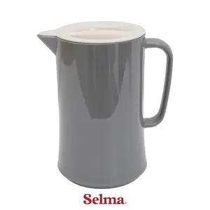 SELMA SOIREE TEKO MINUM - ABU-ABU/KREM BEIGE