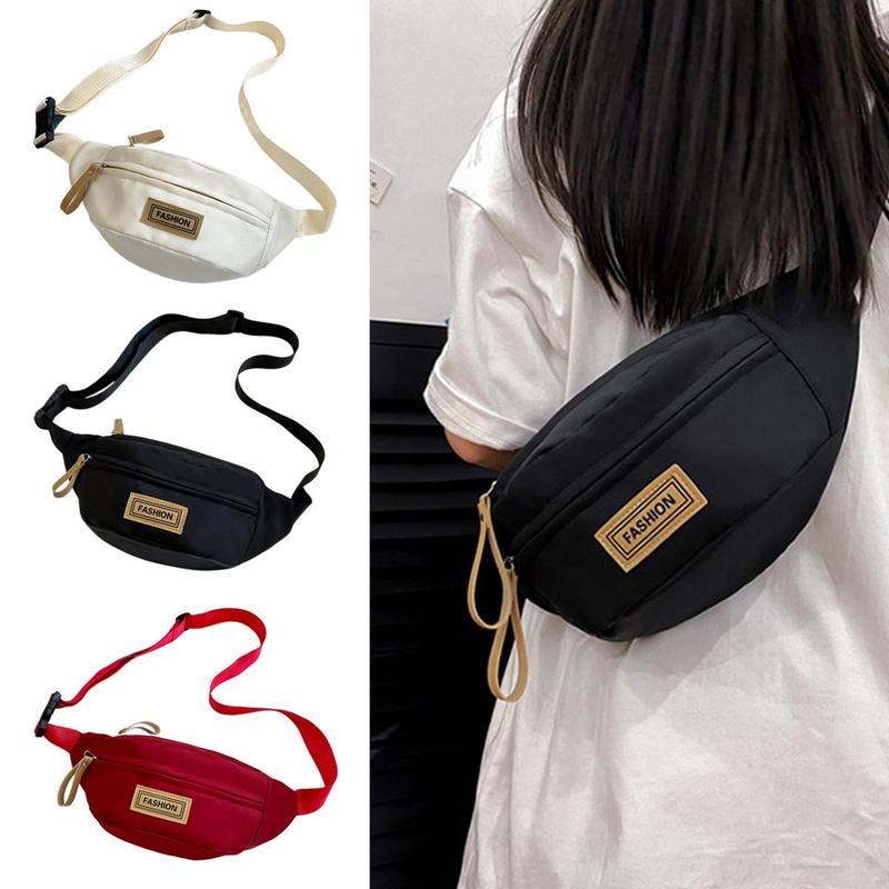 Product Introduction of Chest Bag For Men Solid Color Waist Bag High Quality Women Shoulder Bag Multifunction Male Fanny Pack Crossbody Small Bag 43