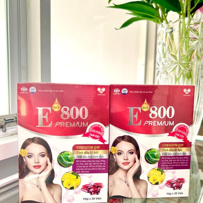 E ĐỎ  800 PREMUM hỗ trợ lão hoá da, làm đẹp da 1