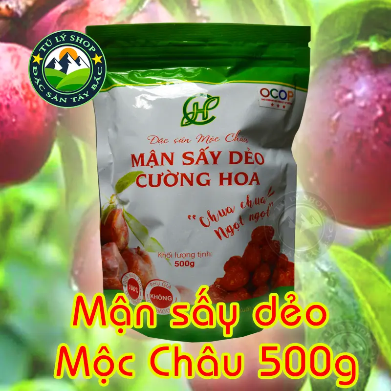 500g Mận Sấy Dẻo Mộc Châu - Đặc sản Mộc Châu