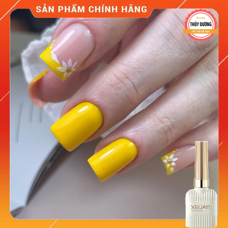 [B16] Sơn gel Xeijayi chính hãng siêu đặc màu vàng sữa 15ml 0
