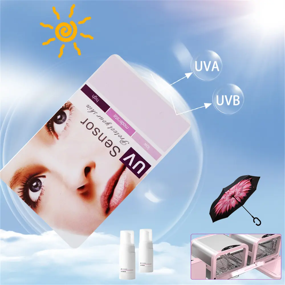 UV/UVB Test Cards Light Multi-Function Tester for Terrarium UVB Test Card UV Light Lamp Life Tests Paper