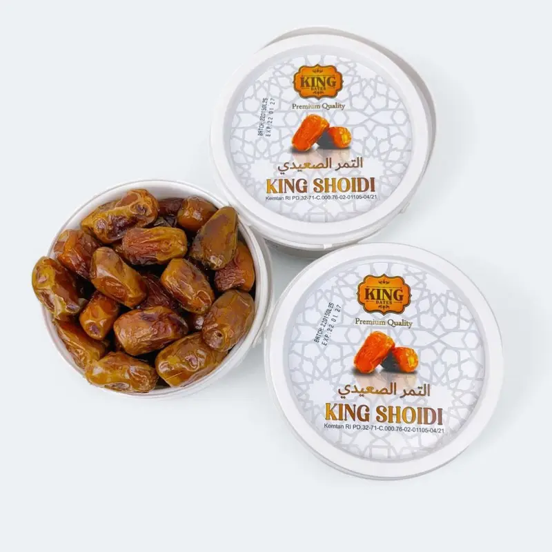 PAKET 2 Kurma Shoidi 400gr Kurma King Shoidi Kemasa Ember 0