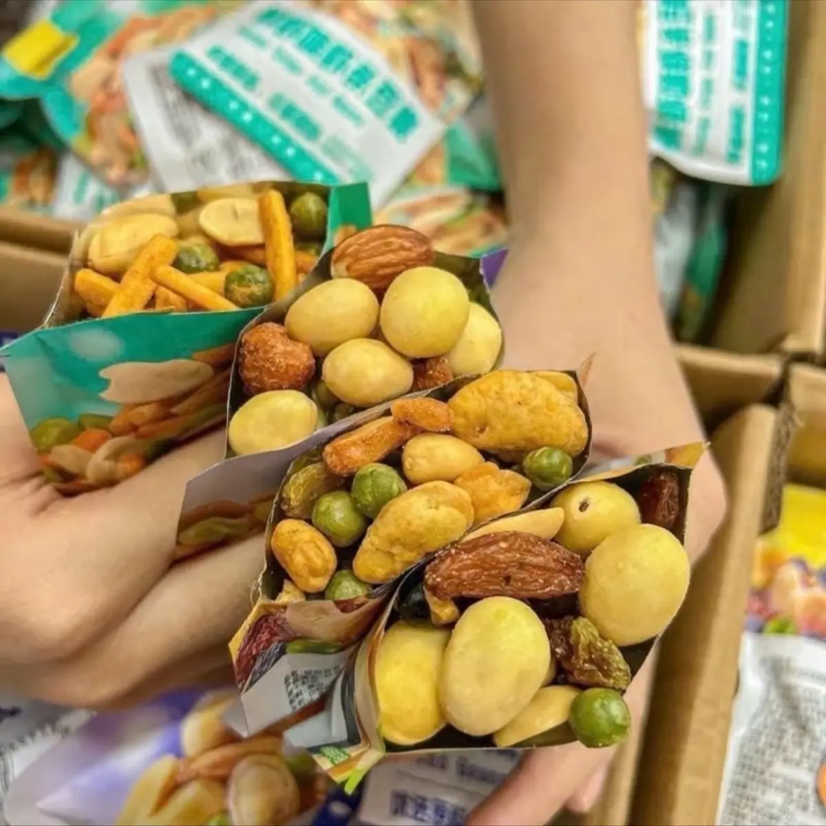 Hạt mix vị dinh dưỡng sấy giòn Snack Ăn Vặt