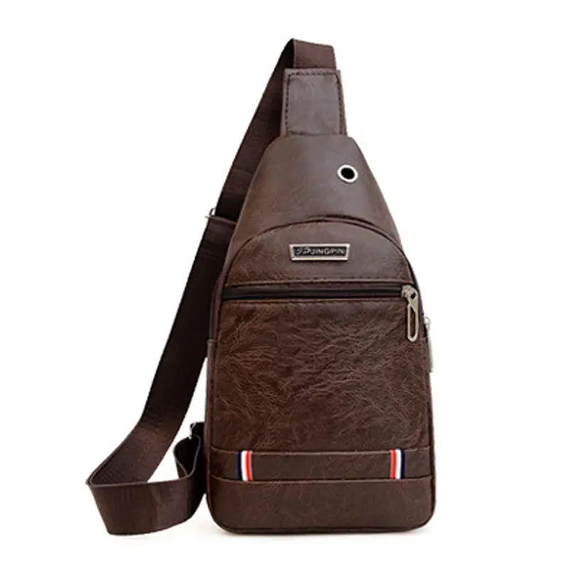 {Được Kiểm Tra Hàng} Túi đeo chéo nam mini nhỏ gọn Bag Da PU 6