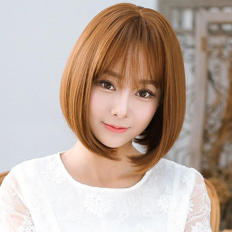 Tóc giả ngắn thẳng cho nữ phong cách Hàn Quốc, chất lượng cao, BEAUTYBIGBANG,…
