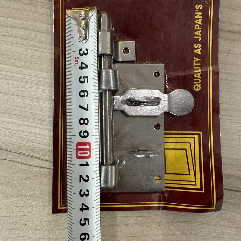 1 Cái Chốt khóa cửa inox 304, then gài cửa, chốt cửa cổng, khóa cửa cổng chống rỉ sét bền bỉ theo thời gian 2