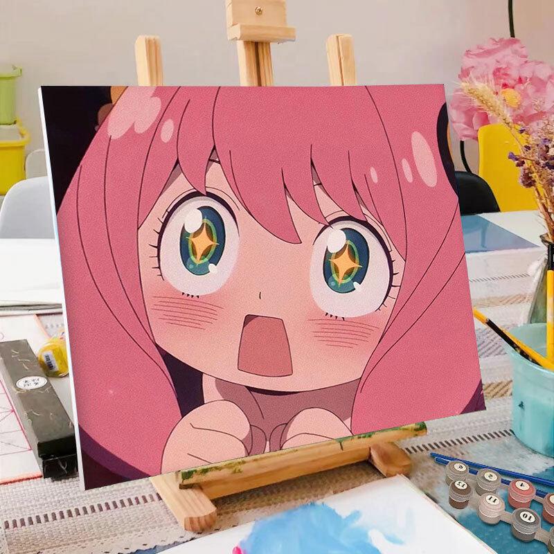 Product Introduction of 【20x20cm】paint by number with frame DIY painting by number for Kids / landscape oil painting / decorative home picture FREE Brushes Oil painting master Hand color matching  Gifts 13