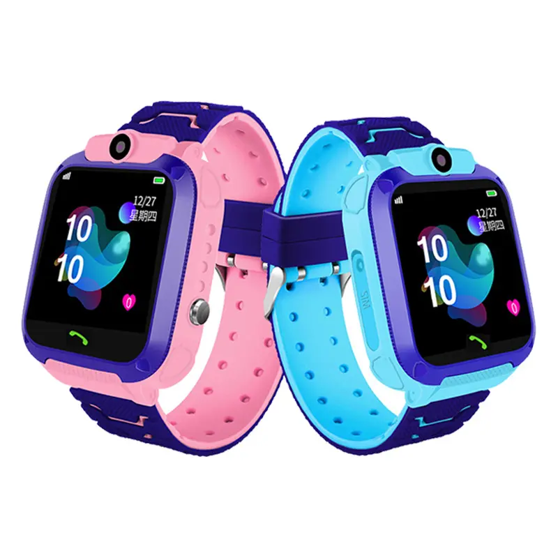 Cross-Border Trade Q12S Children's Smart Waterproof Phone Watch with Positioning and Camera for Boys and Girls Elementary School Students Factory Direct Sale