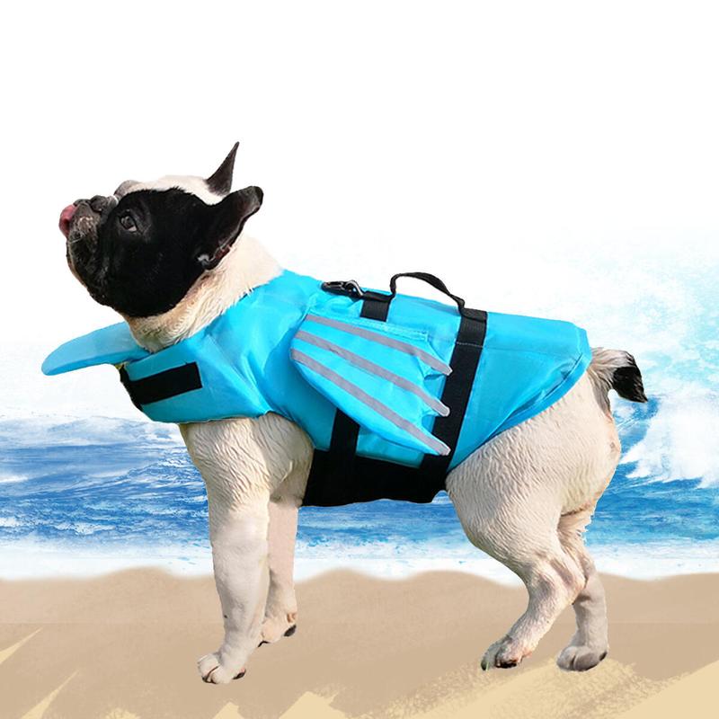 Life Jacket Safety Vest Adjustable Preserver with High Buoyancy Durable Rescue Handle for Small Medium and Large Dog 4