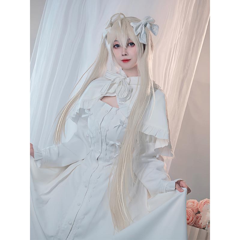 Product Introduction of Yuan No Sora Kasugano Qiong Cos Qiongmei Cos Suit Skirt Two-dimensional Wig Play Anime Costume Nicole Nicole 18