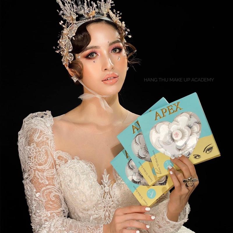 Lông mi giả APEX 7D hộp vuông Trang Điểm Cosmetic Nữ Women