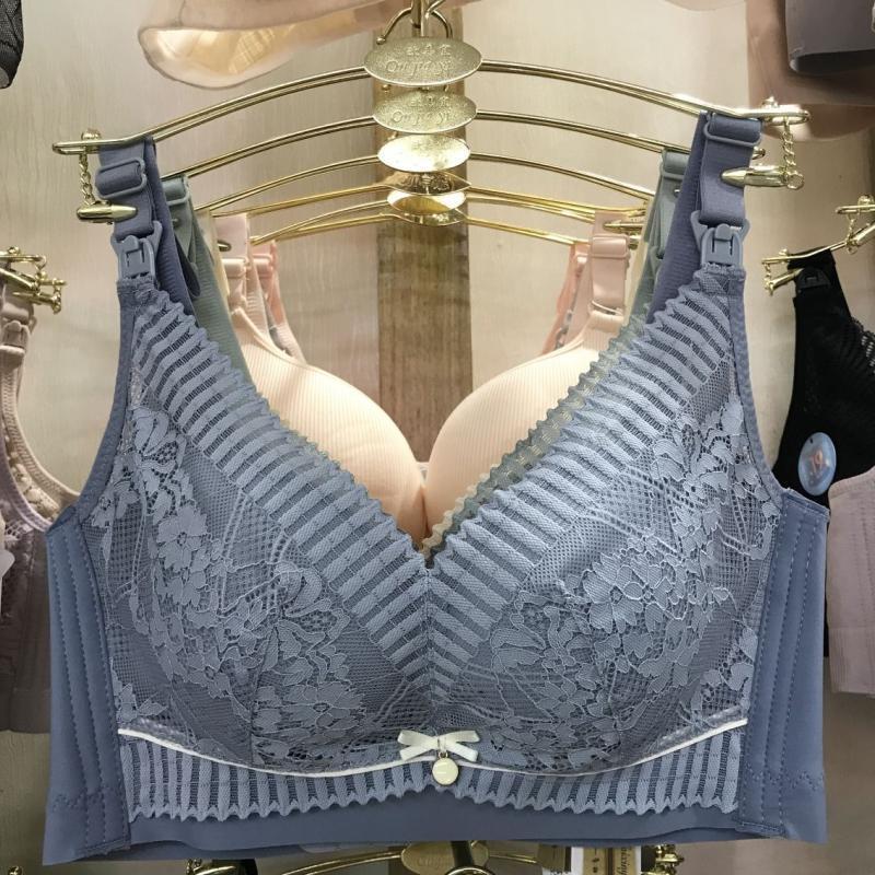 Hi Mia's Shop | Wireless Nursing Bra for Pregnancy Nursing Thin Underwear Postpartum Feeding Bra Breathable Push up and Anti-Sagging 3