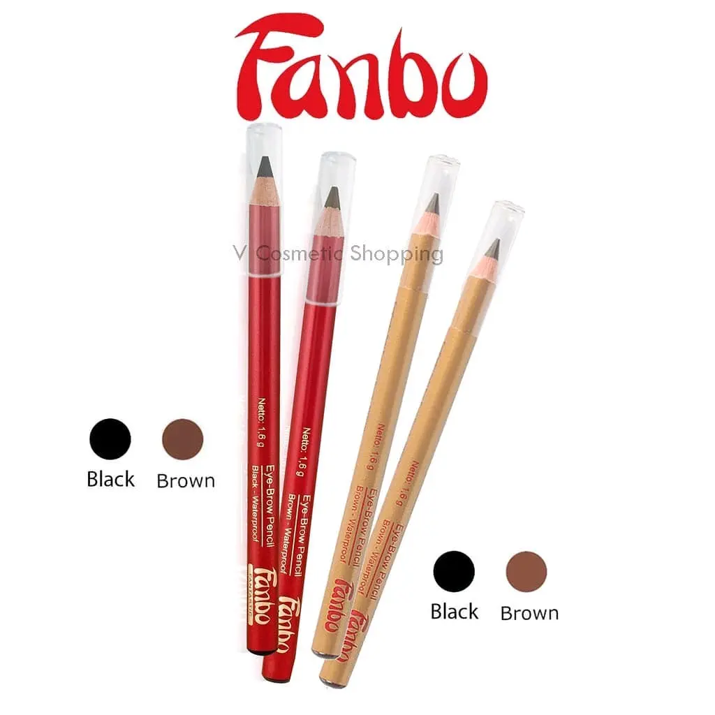 FANBO PENSIL ALIS COKLAT DAN HITAM - Shop | Tokopedia