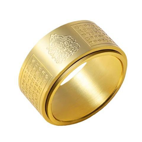 Nhẫn Xoay Bát Thánh Tâm, Dành Cho Nam Và Nữ, Tượng Hộ Mệnh, Mười Hai Cung Hoàng Đạo, Năm Sinh, Nhẫn Chuyển, Không Phai Màu 3