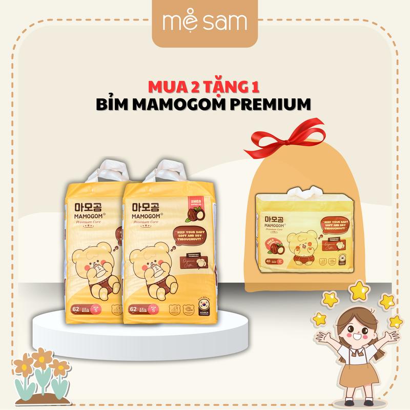 [MUA 2 TẶNG 1] Combo 2 bỉm MAMOGOM PREMIUM(MẪU MỚI) Cho Bé