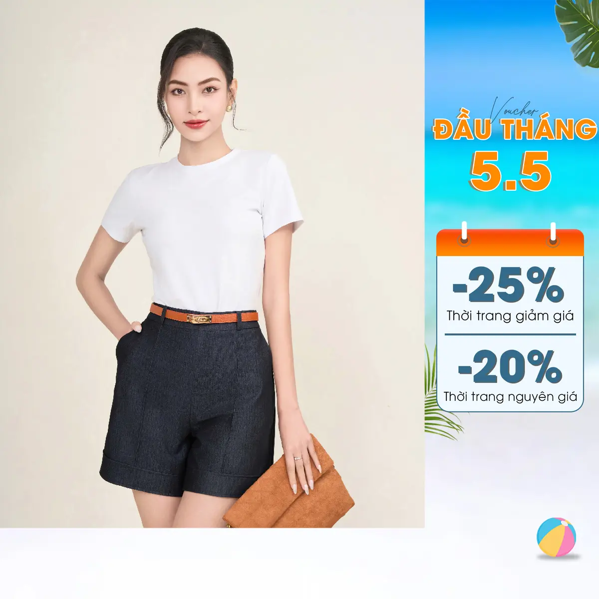 Áo phông nữ CT May 10 -  #Trắng