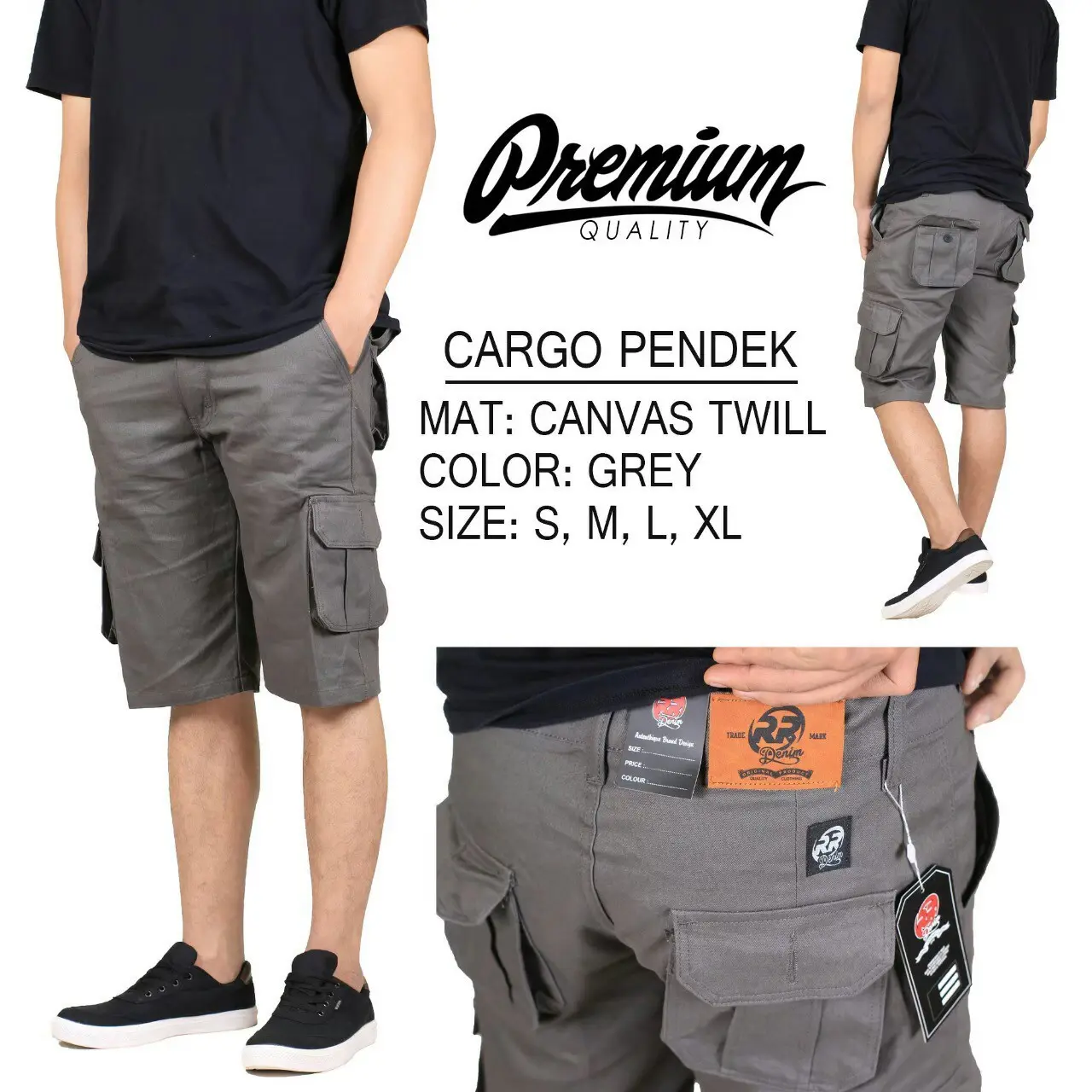 Celana pendek pria ORIGINAL cargo kimpol chino termurah
