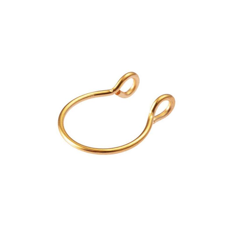 Product Introduction of Stainless Steel U-shaped Nose Rings Nose Clips And Plating Nose Pins Fittings Vacuum Piercing Z4T5 17