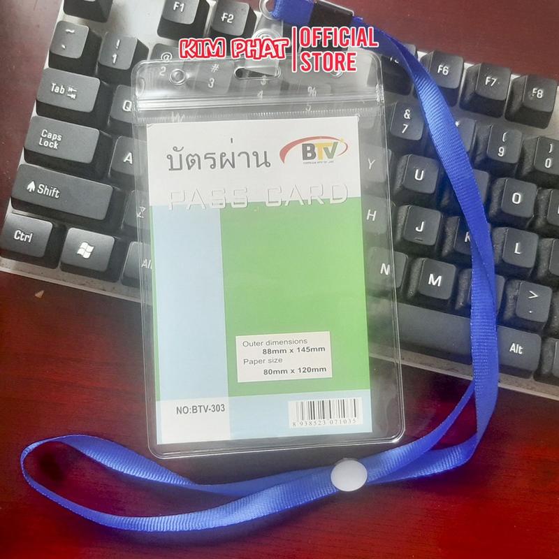Product Introduction of Bao đựnġ thẻ nhựa dẻo trong suốt cỡ lớn 303, 304, Dây đeo thẻ 15