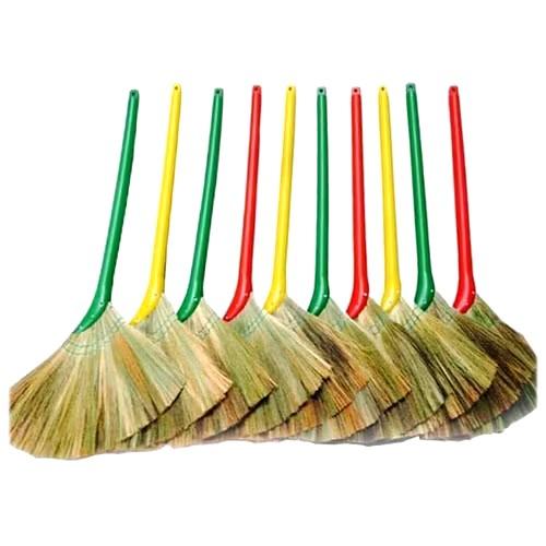  Combo 3 chổi quét nhà  cán nhựa bông chổi ở quảng ngãi  bẹ chổi rất dày dặn dừa 