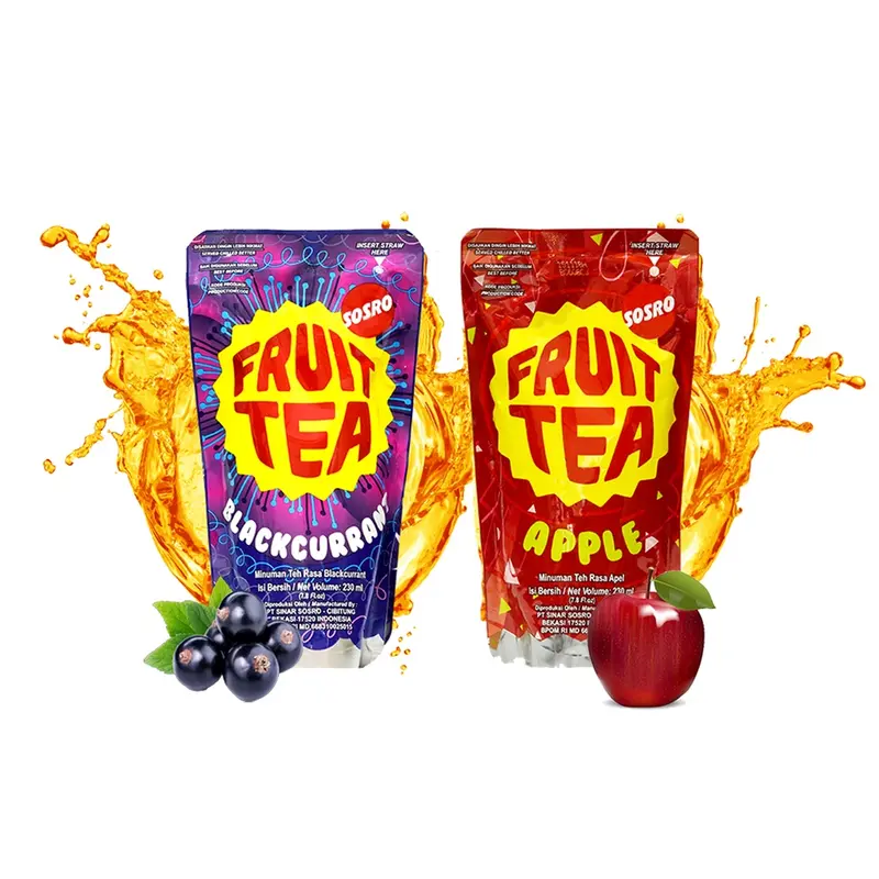 Minuman Fruit tea Sosro 200 ml isi 24 pcs Rasa Apel Teh botol Sosro Lemon Lemon 2