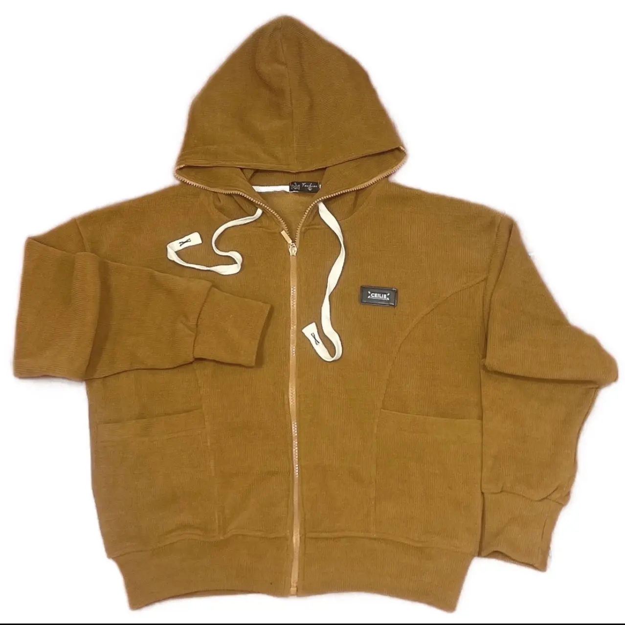 Áo Khoác Nhung Len Tăm Gân 4 Túi Đứng - Jacket Women