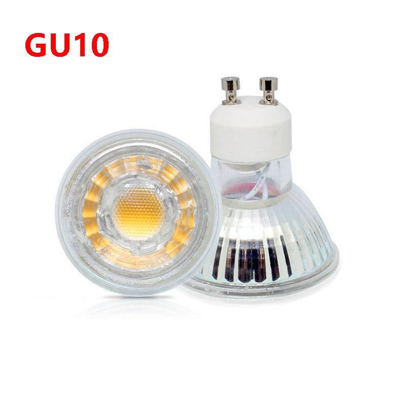 Product Introduction of 5Pcs 5W MR16 GU10 Spotlight Glass body AC 220V dimmable COB LED bulb warm white cold white 22
