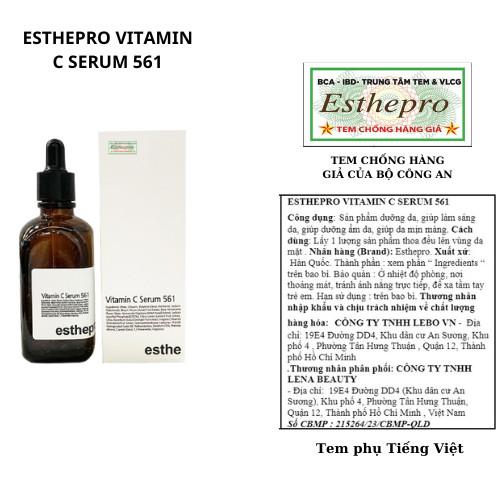 Serum Vitamin C Esthepro 561 - 100ML  Làm Đẹp Da Skincare serum Women Cấp Ẩm