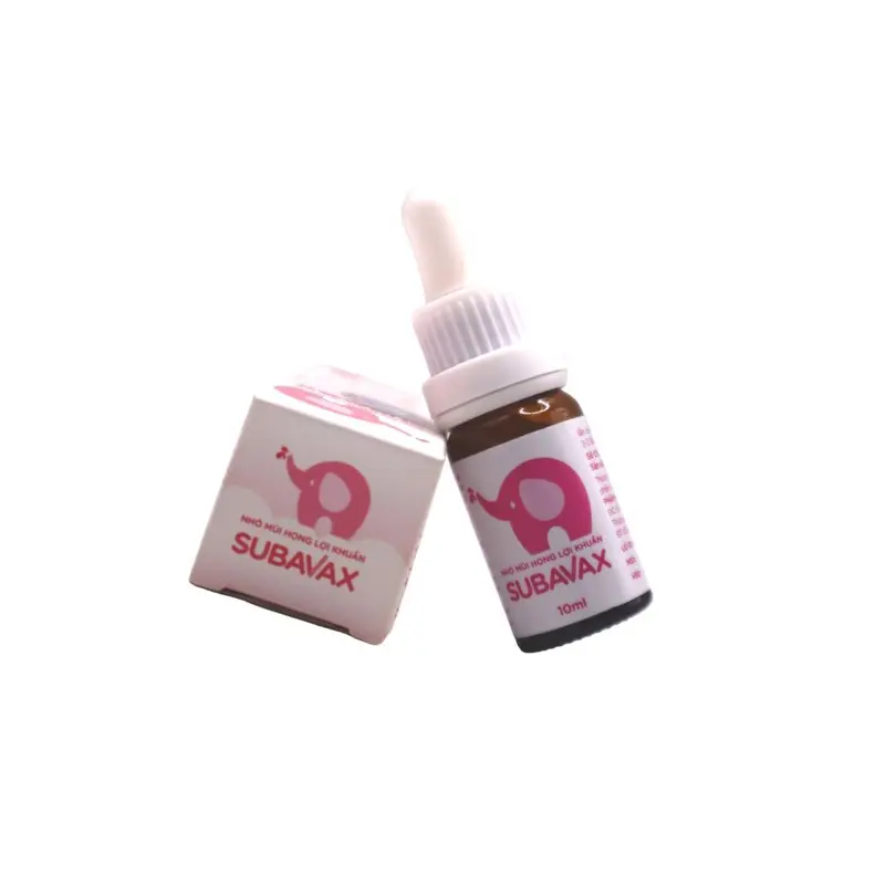 Subavax  Nhỏ Mũi Họng - Màu Hồng (10ml) - 20 tỷ lợi khuẩn Công ty Á Âu 4